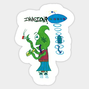 invasion? Sticker